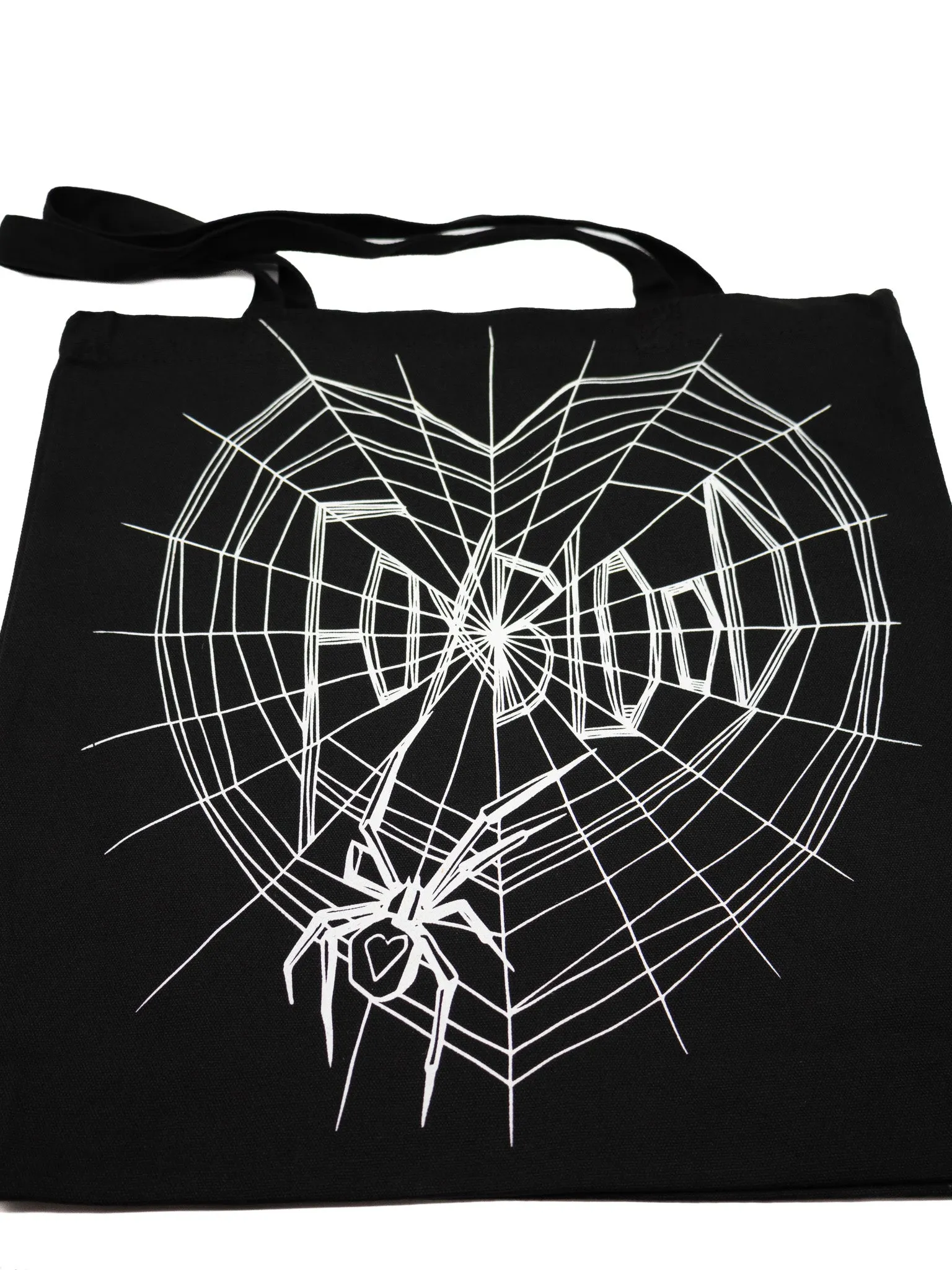 FOXBLOOD Web Heart Tote Bag