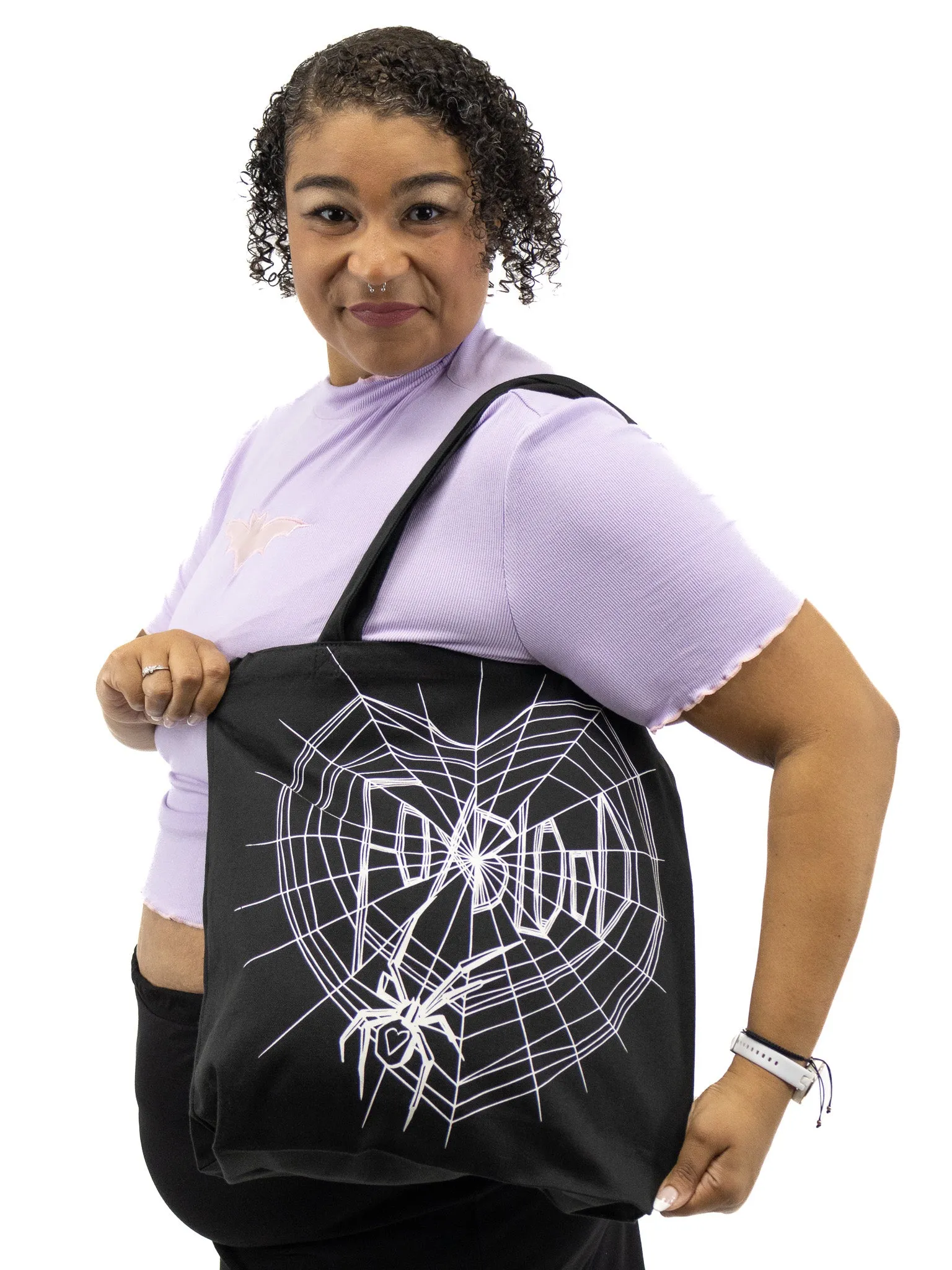 FOXBLOOD Web Heart Tote Bag