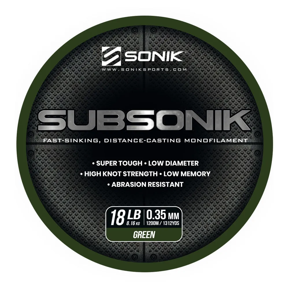 Free Sonik Subsonik Monofilament Line 1200M