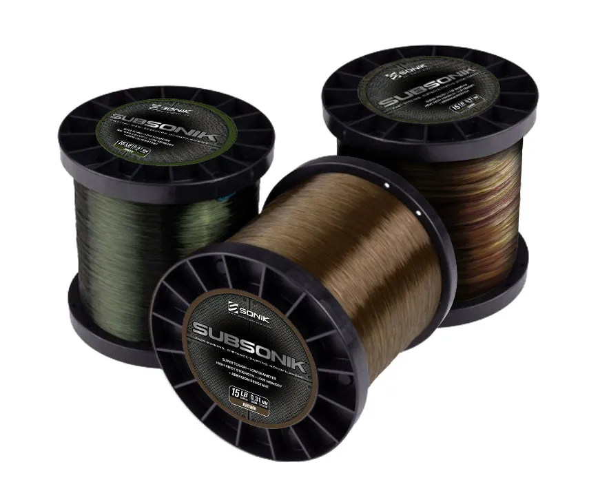 Free Sonik Subsonik Monofilament Line 1200M