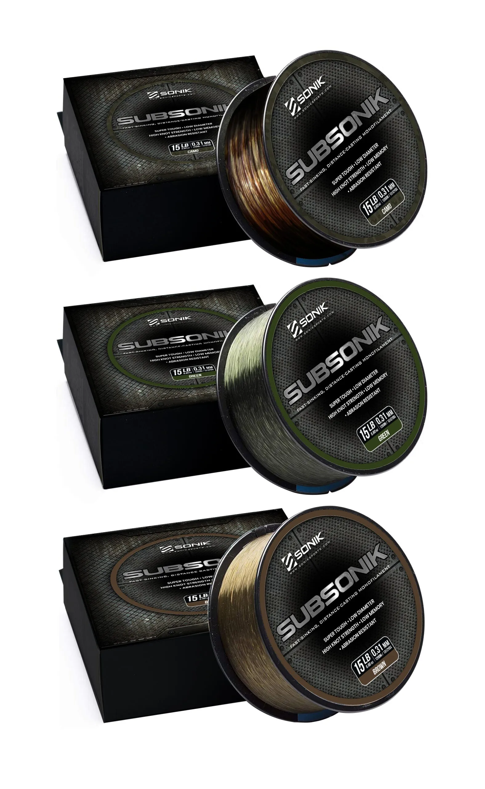 Free Sonik Subsonik Monofilament Line 1200M