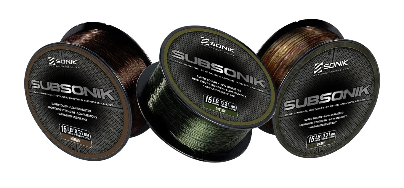 Free Sonik Subsonik Monofilament Line 1200M