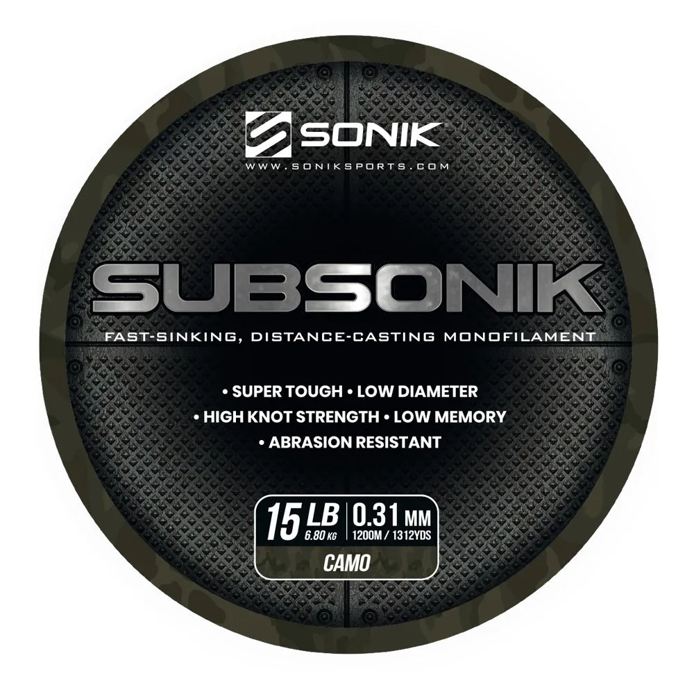 Free Sonik Subsonik Monofilament Line 1200M