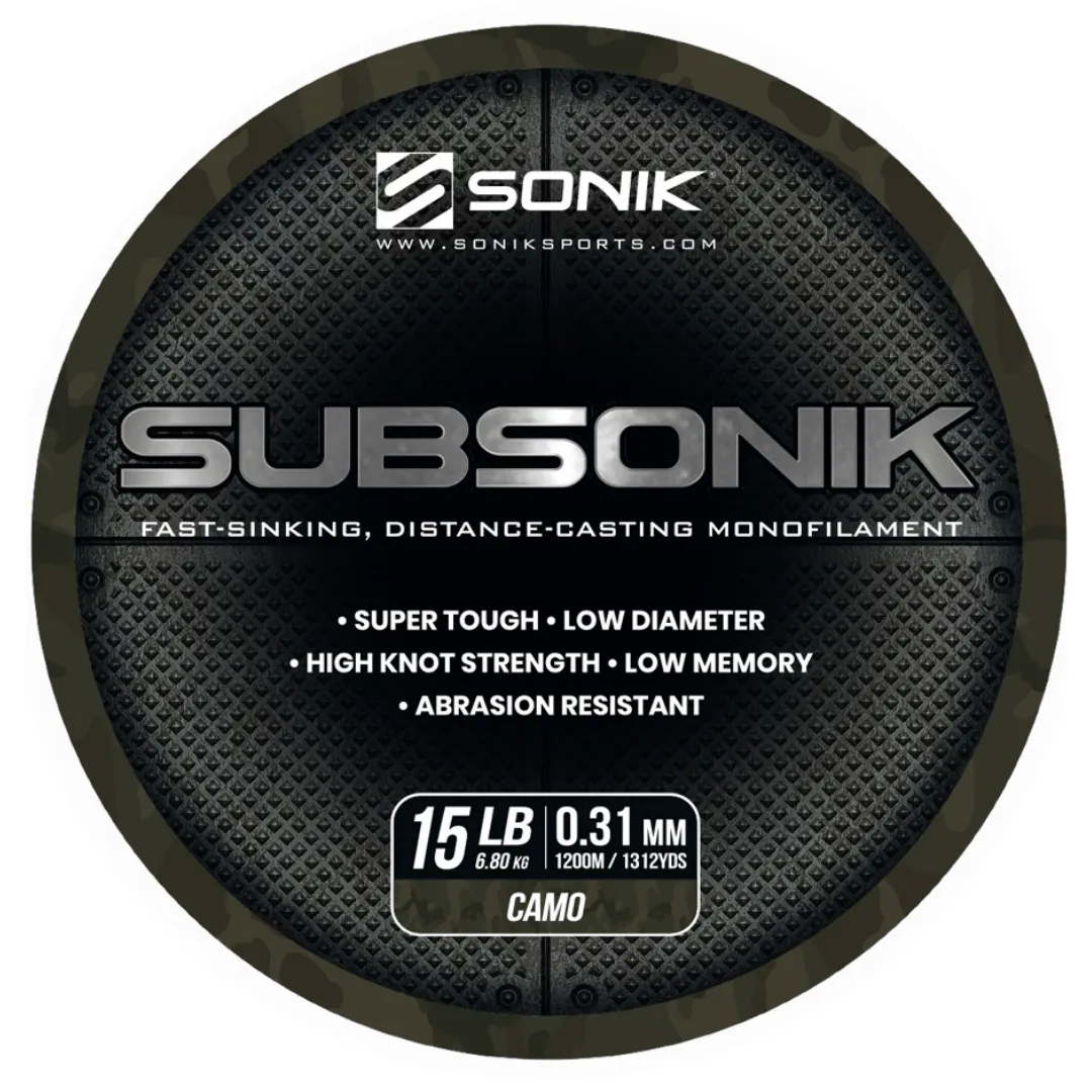 Free Sonik Subsonik Monofilament Line 1200M