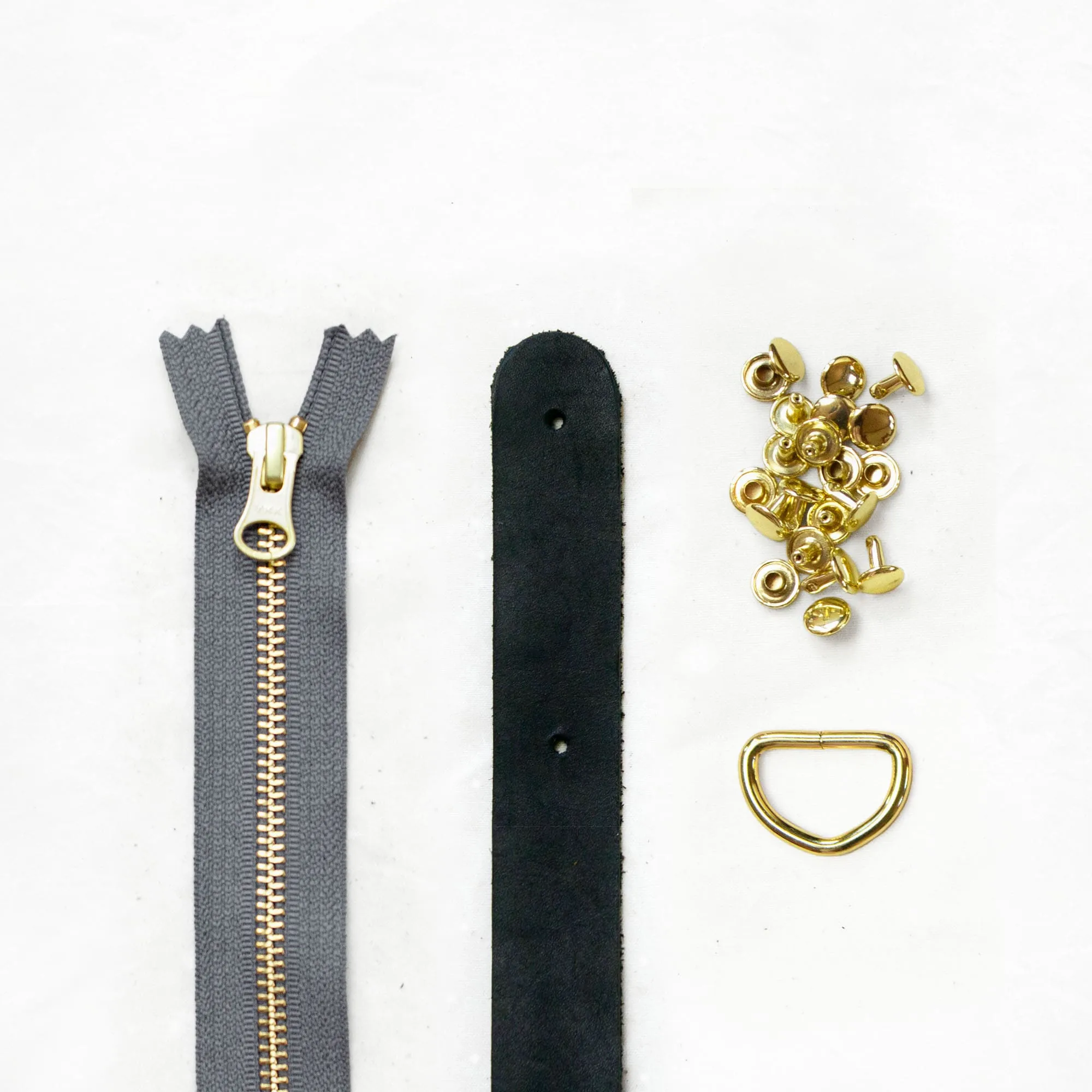 Fremont - Black Leather   Hardware Kit