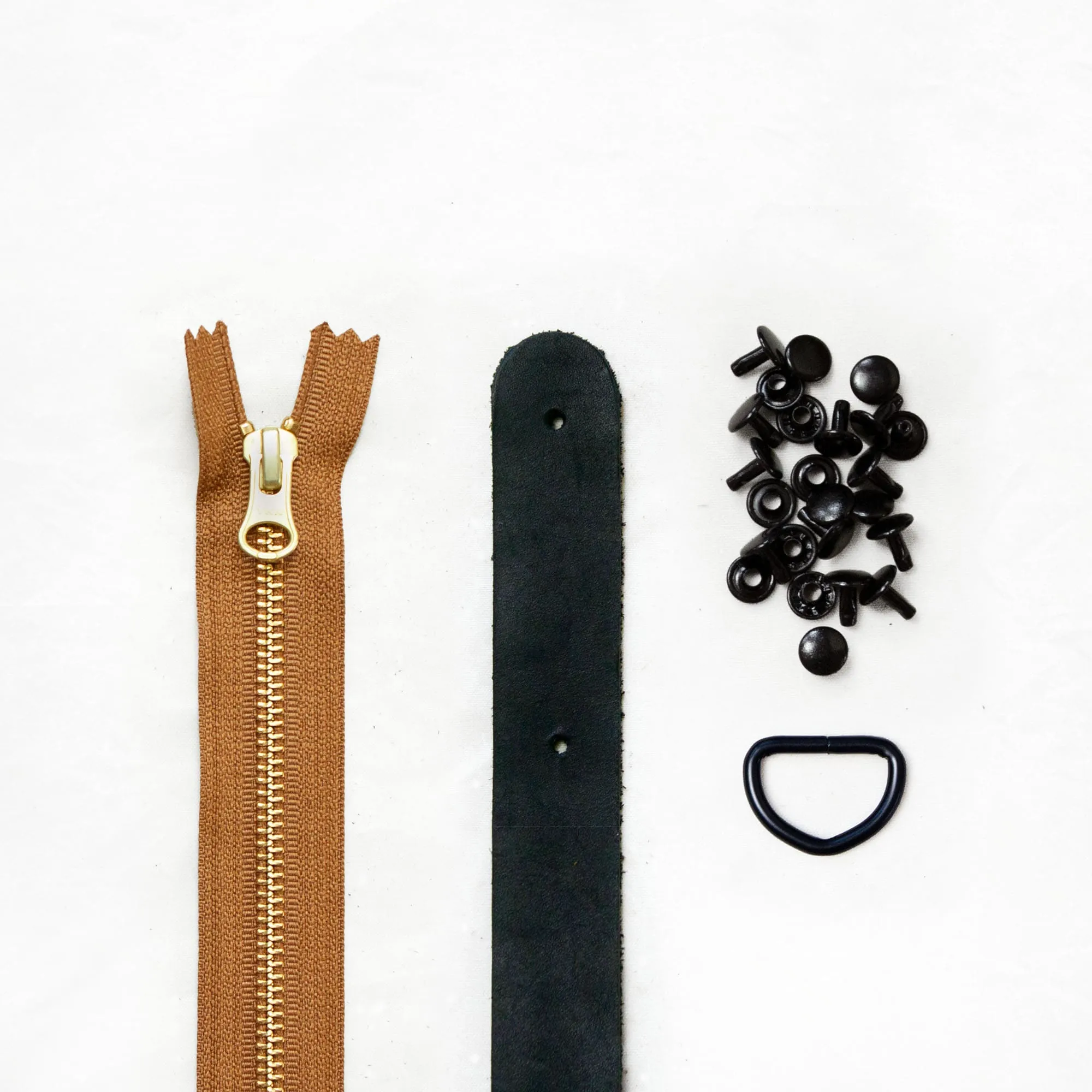 Fremont - Black Leather   Hardware Kit