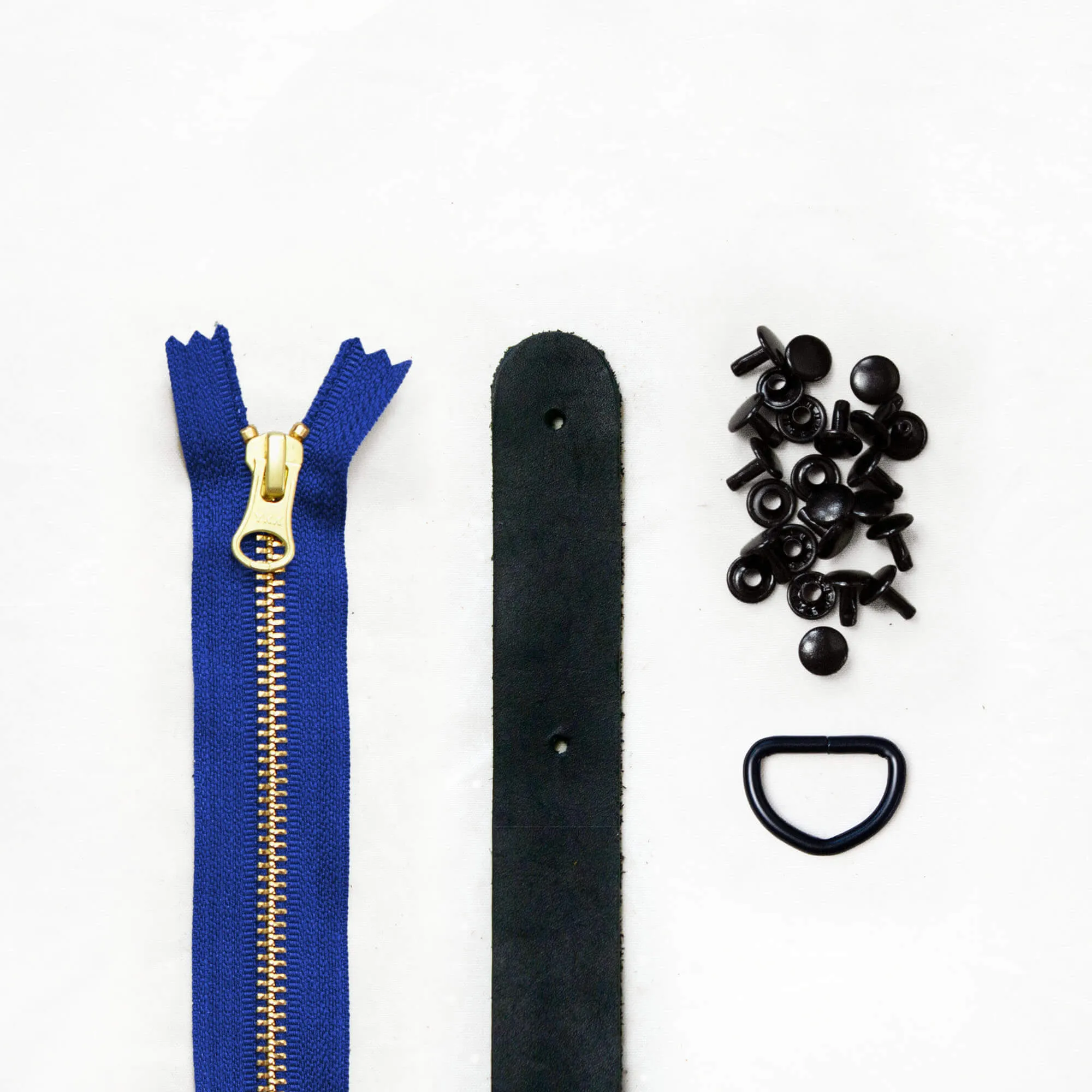 Fremont - Black Leather   Hardware Kit