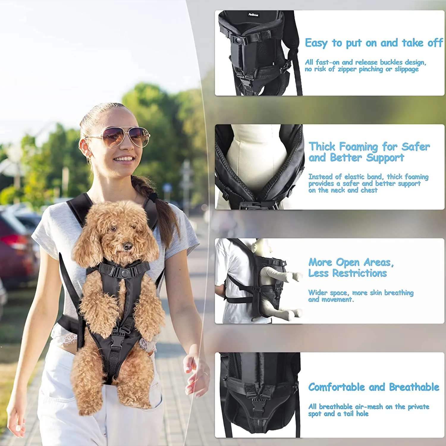 Front Dog Carrier Backpack - Style B