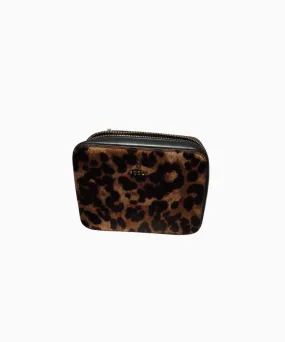 FURLA CAMELIA MINI CROSS BODY BAG IN LEOPARD