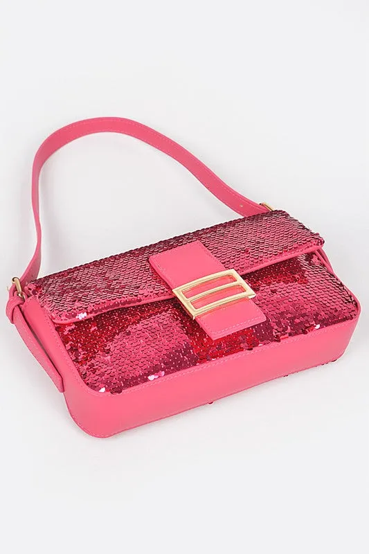 Fuschia Top Handle Bag