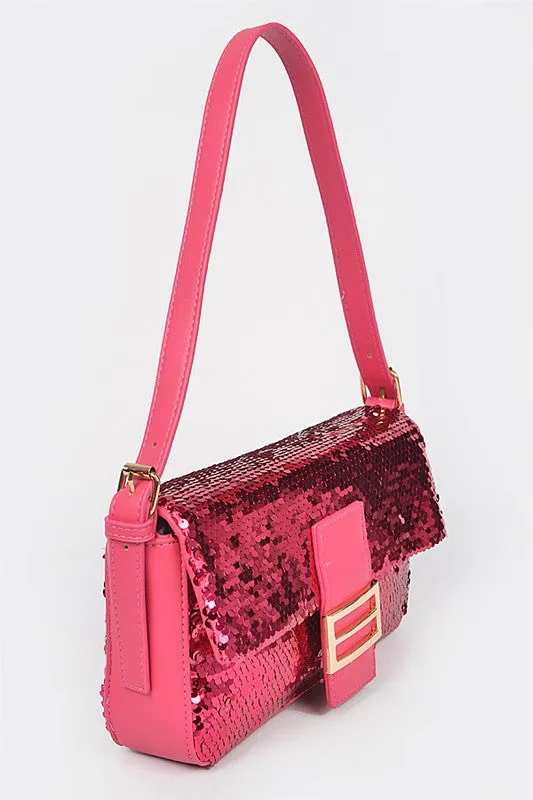 Fuschia Top Handle Bag