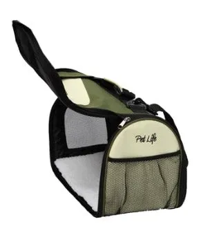 Green And Khaki Airline Approved 'Sporty' Pet Dog Carrier