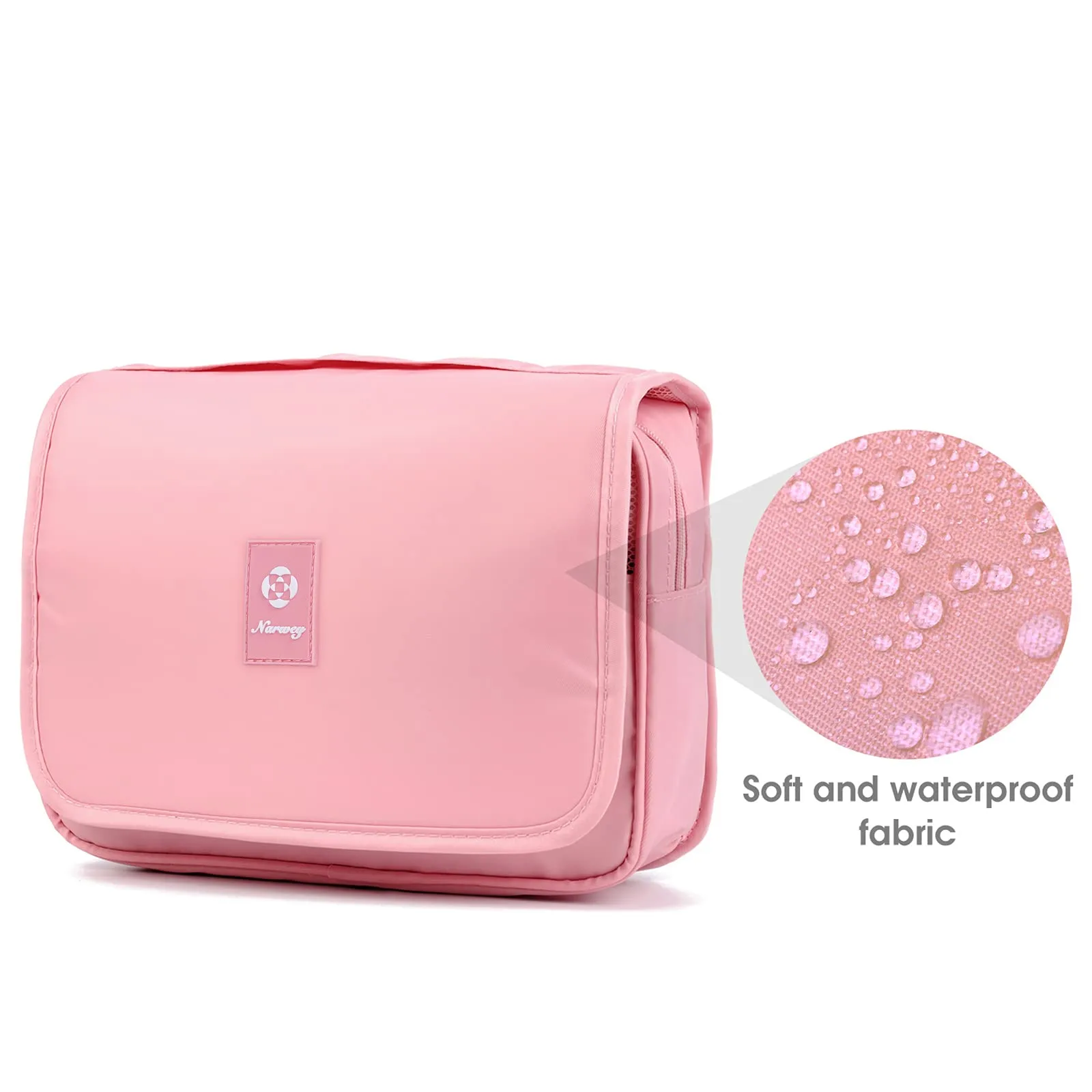 Hanging Travel Toiletry Make up Organizer Bag Pure Color