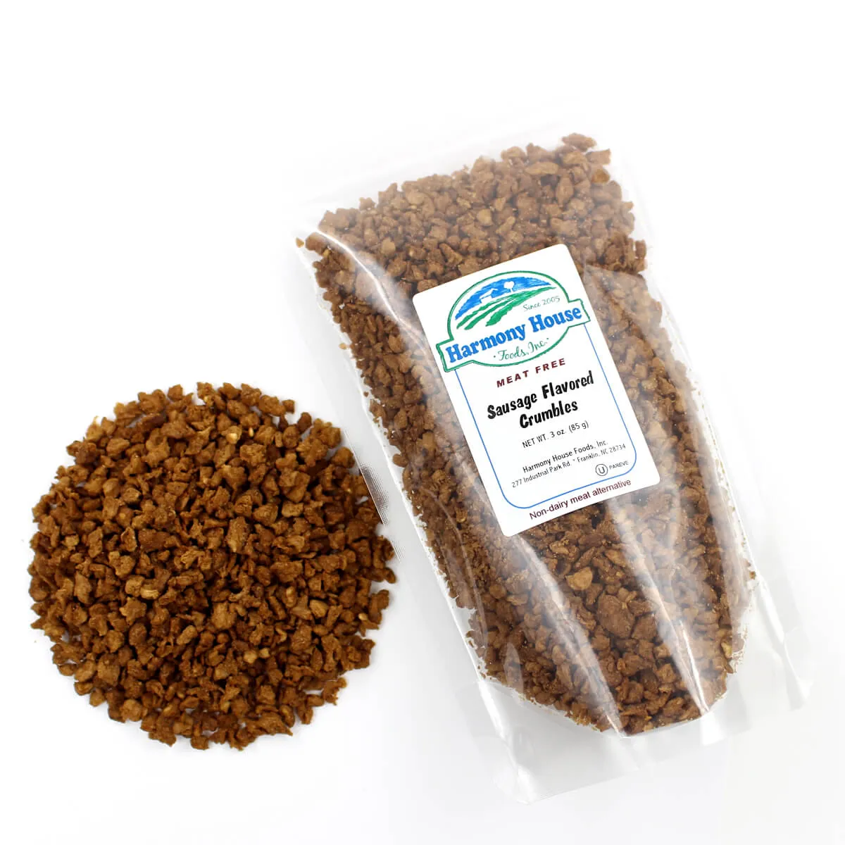 Harmony House Sausage Flavored Crumbles (3 oz)