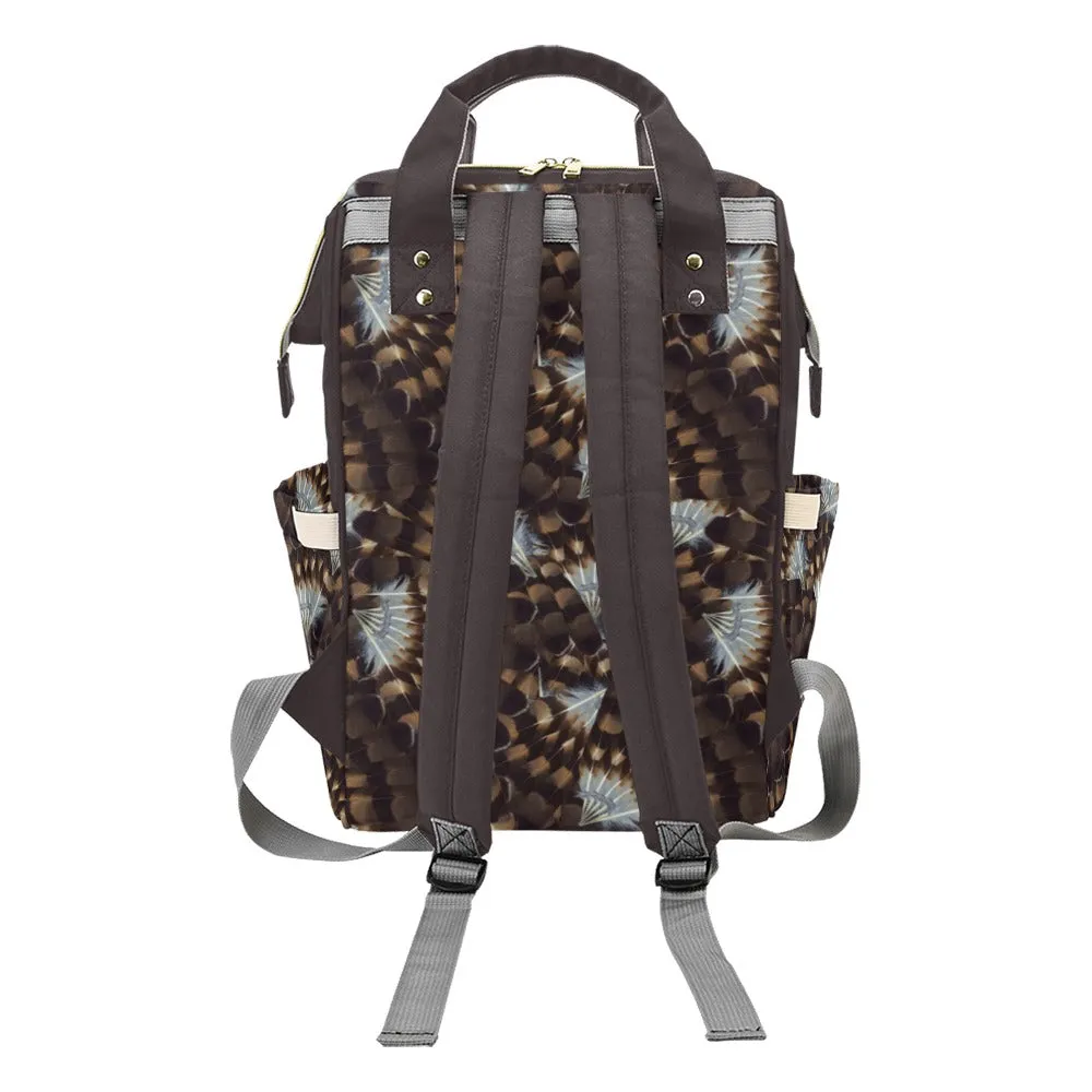 Hawk Feathers Multi-Function Diaper Backpack/Diaper Bag