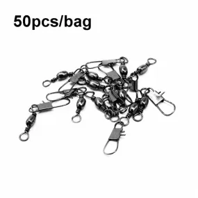 HENGJIA SS007 50pcs/bag B-pin Connector 8 Shape Swivel Loop Accessories, Specification: 14 1B (25mm)