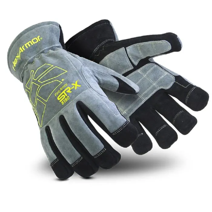 HexArmor 8180-XXXXL (13) FireArmor SR-X Structural Fire Glove, Gray Color, 4X-Large - 13, 1 Pair