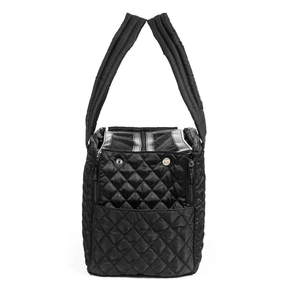 Interchangeable Quilted Dog Carrier Black