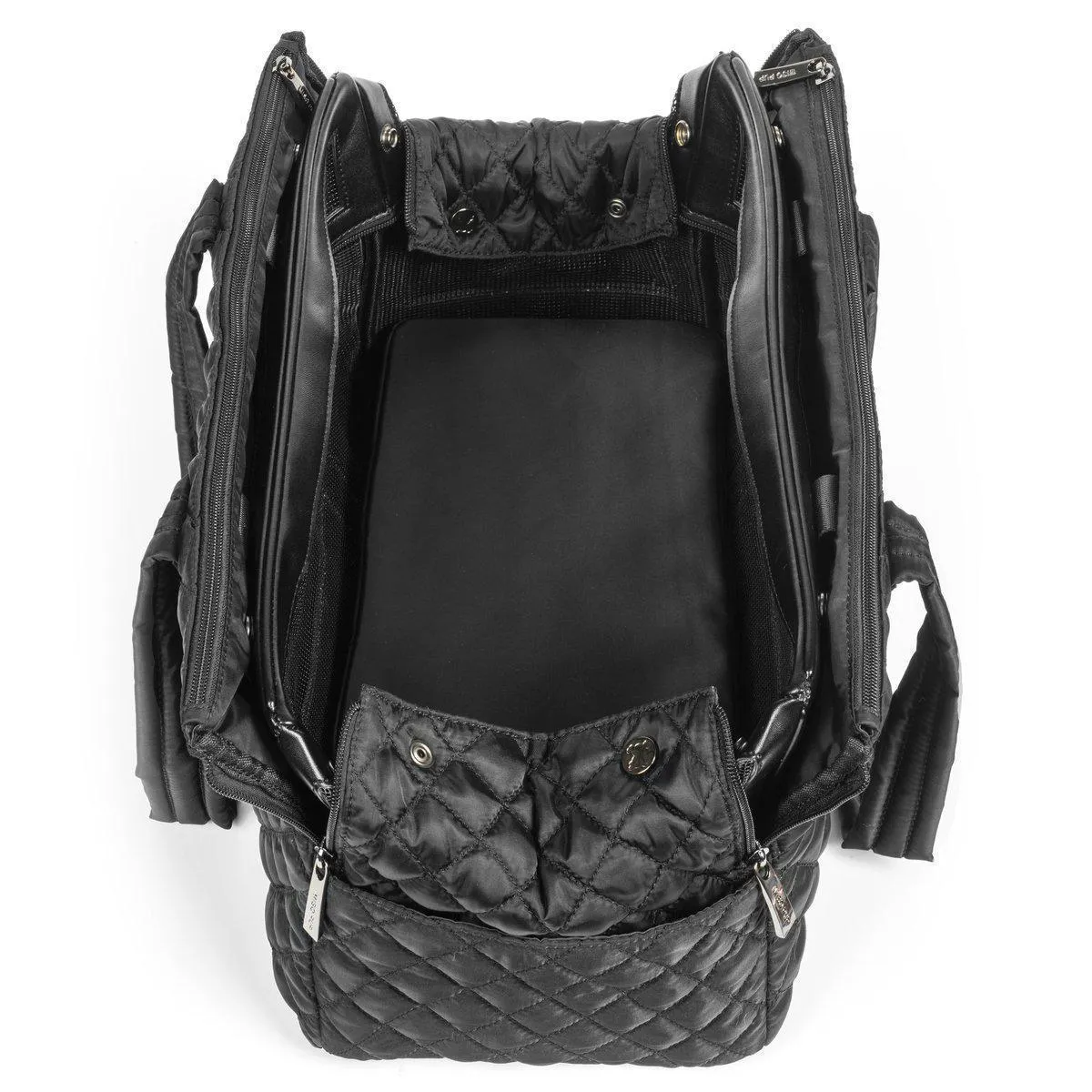 Interchangeable Quilted Dog Carrier Black