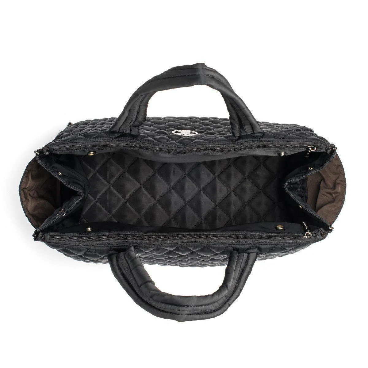 Interchangeable Quilted Dog Carrier Black