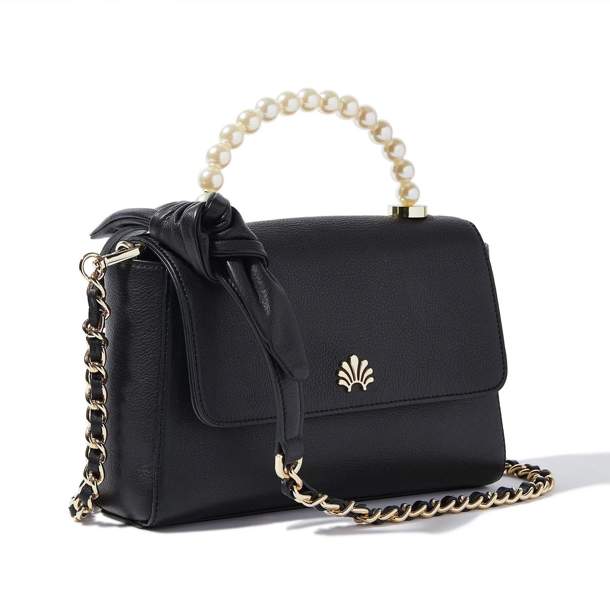 JET PEARL TABITHA TOP HANDLE CROSSBODY