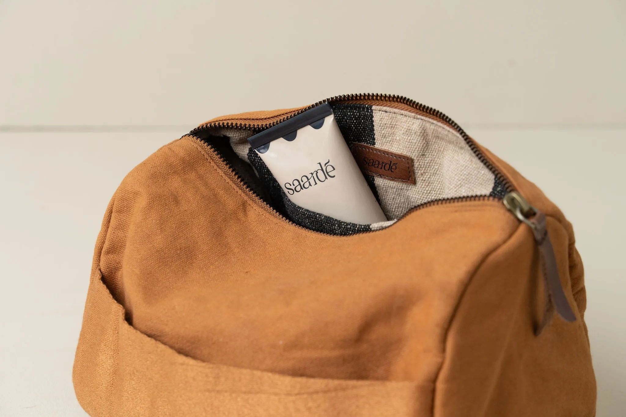 Journey Toiletry Canvas Bag | Terracotta