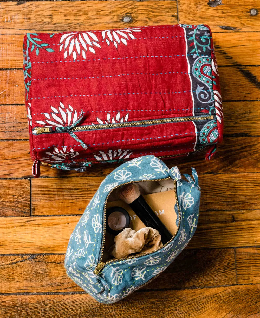 Kantha Large Toiletry Bag - No. 240403