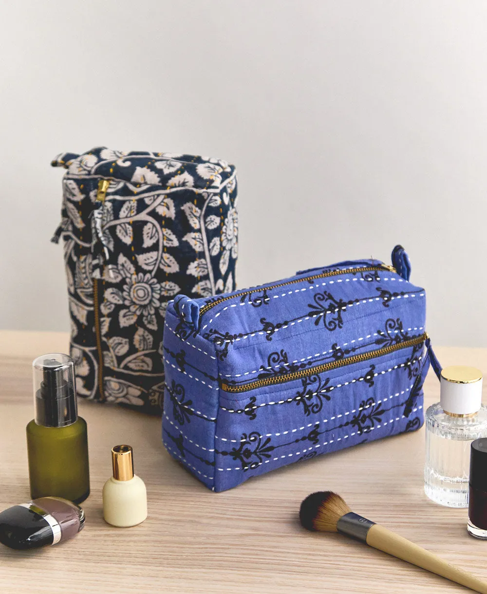 Kantha Medium Toiletry Bag - No. 240601