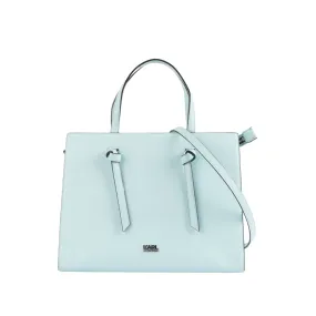 Karl Lagerfeld Blue Leather Tote