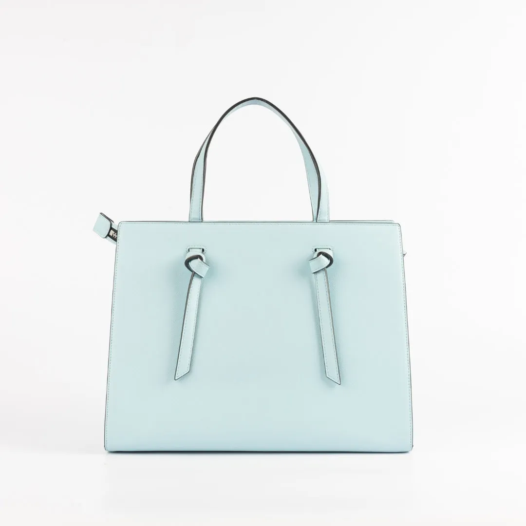 Karl Lagerfeld Blue Leather Tote