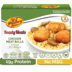 KJ Poultry, Kosher, Chicken Meat Balls and Mushrooms - 1 Pack