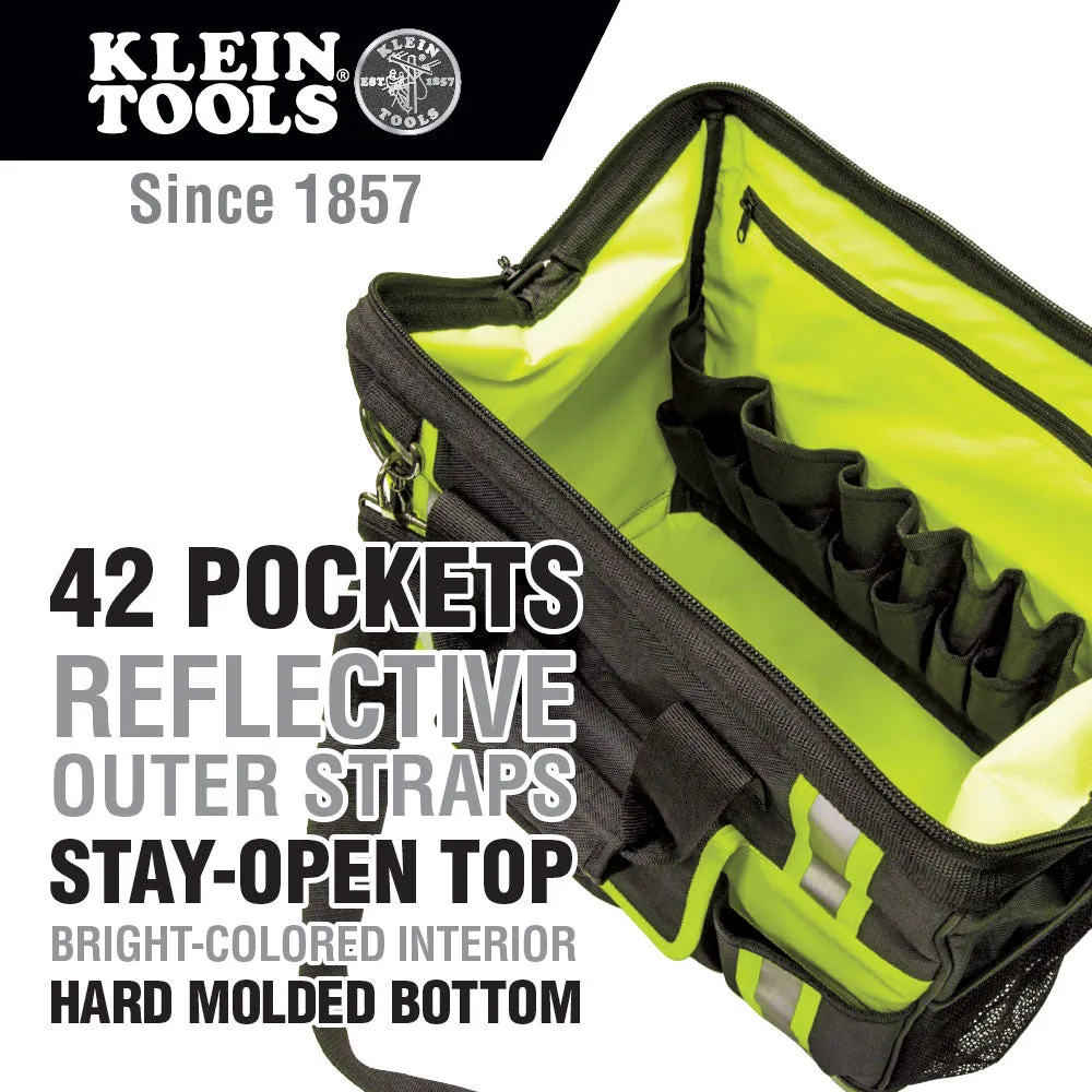 Klein 55598 Tradesman Pro High-Visibility Tool Bag