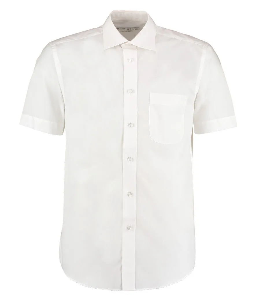 Kustom Kit Short Sleeve Classic Fit Business Shirt