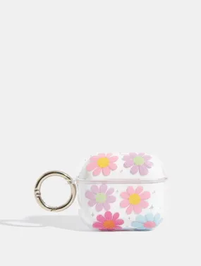 Large Glitter Floral AirPods Case