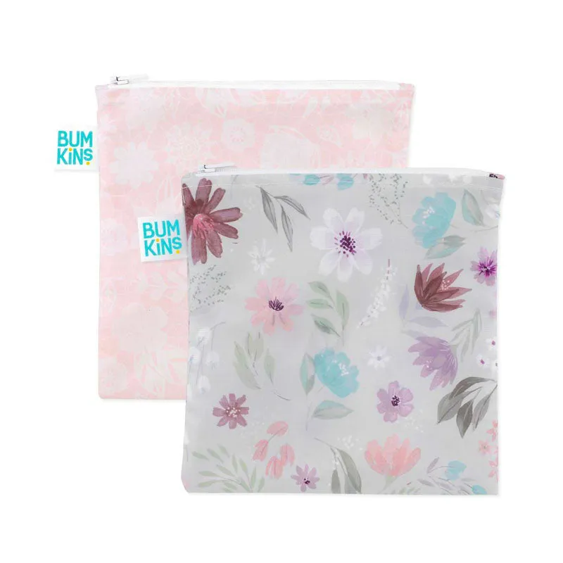 Large Snack Bag 2pk - Floral / Lace