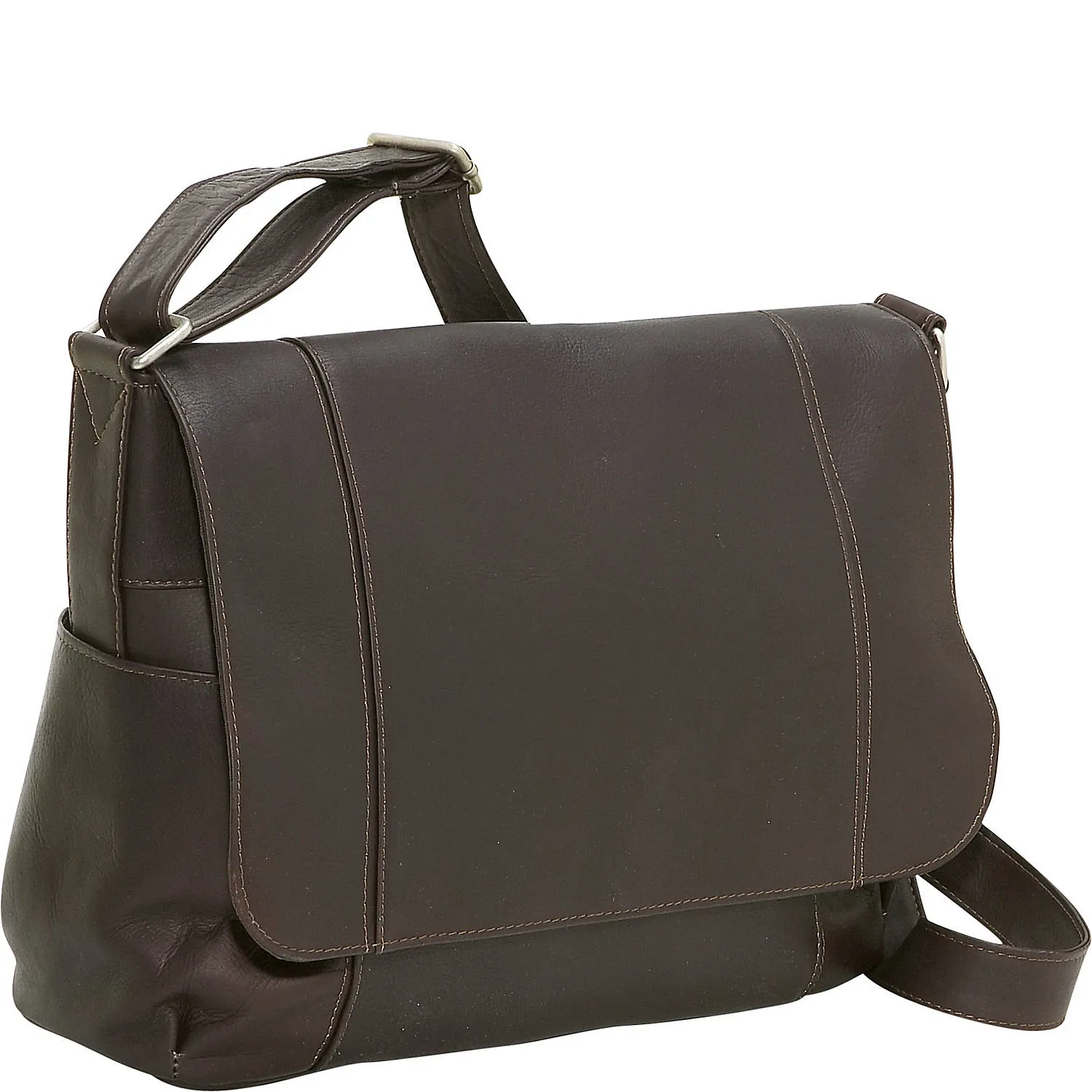 Le Donne Leather Flap Over Shoulder Bag