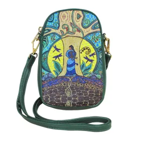 Leah Dorion Strong Earth Woman Phone Bag