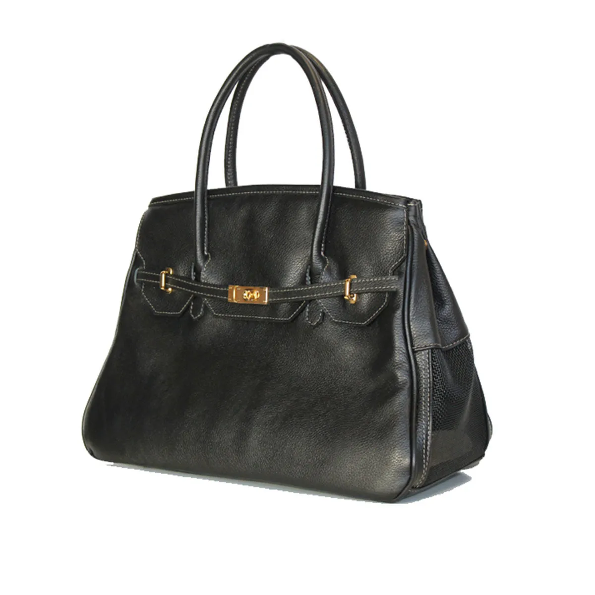 Leather Katie Bag - Black