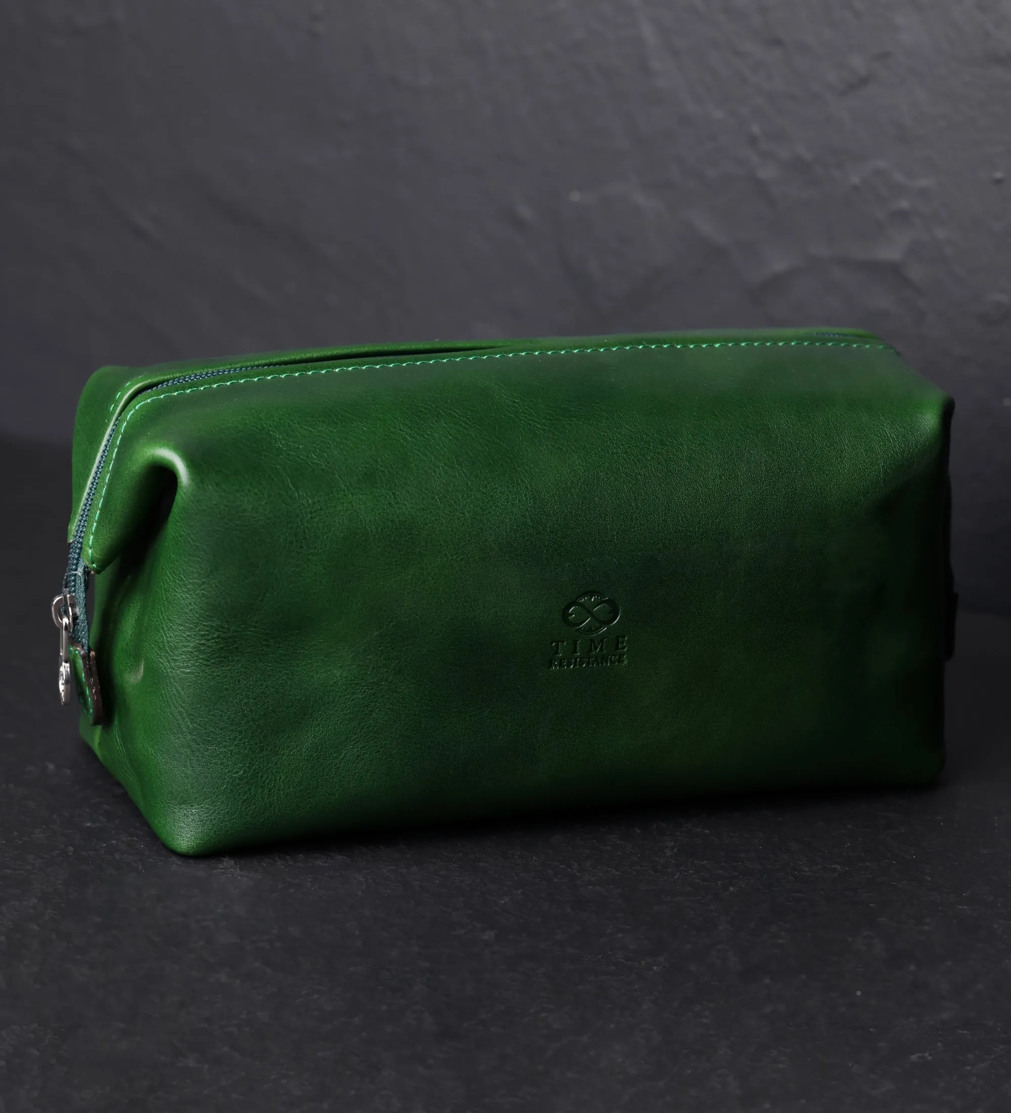 Leather Toiletry Bag - Four Past Midnight