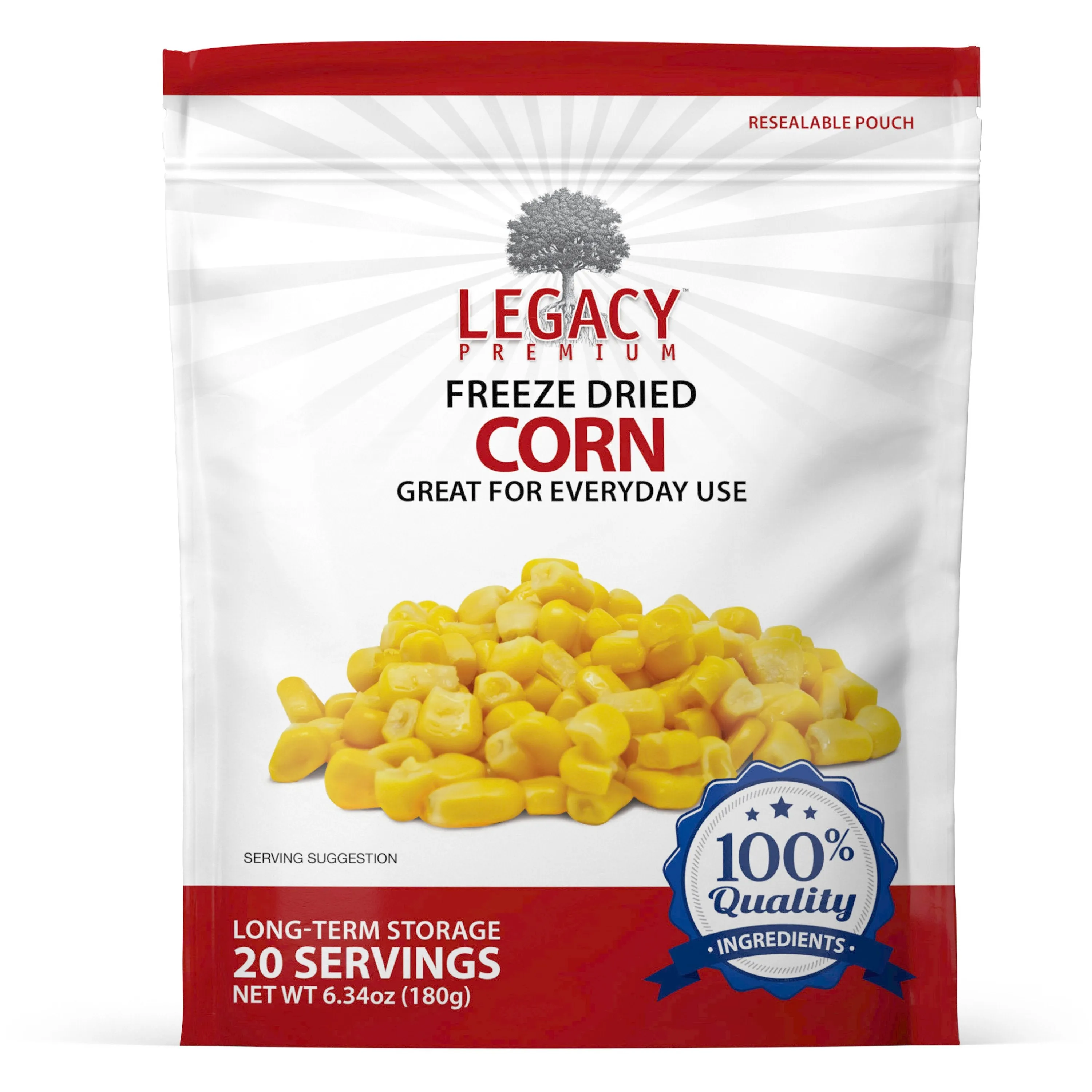 Legacy Freeze Dried and Dehydrated Vegetables - Corn