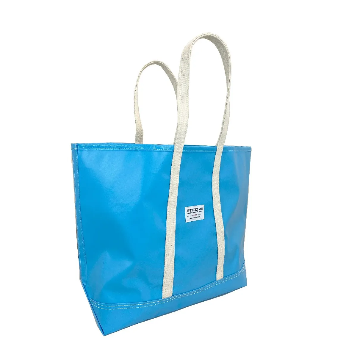 Light Blue Steeletex Beach Tote - Medium