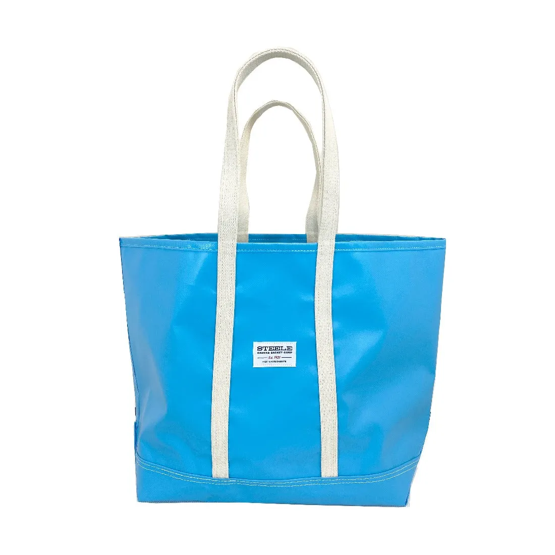 Light Blue Steeletex Beach Tote - Medium