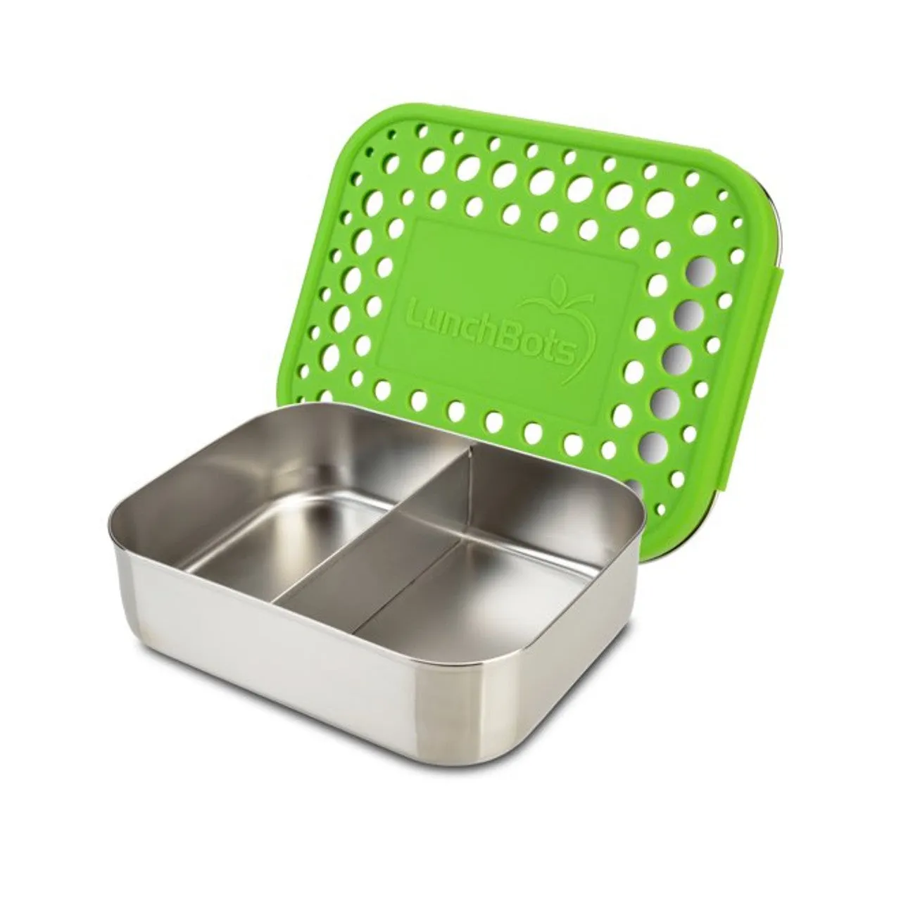 Lunchbots Medium DUO 2 Compartment Stainless Steel Bento Box - Multiple Colours Available