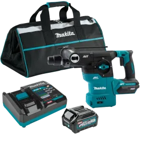 Makita GRH08M1 40V max XGT® Brushless Cordless 1‑3/16" SDS‑PLUS AVT® Rotary Hammer Kit, AFT®, AWS® Capable (4.0Ah)