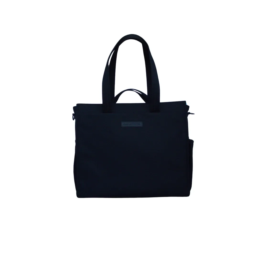 Megan Nylon Tote — Black (Pre-Order: Ships 2/7)