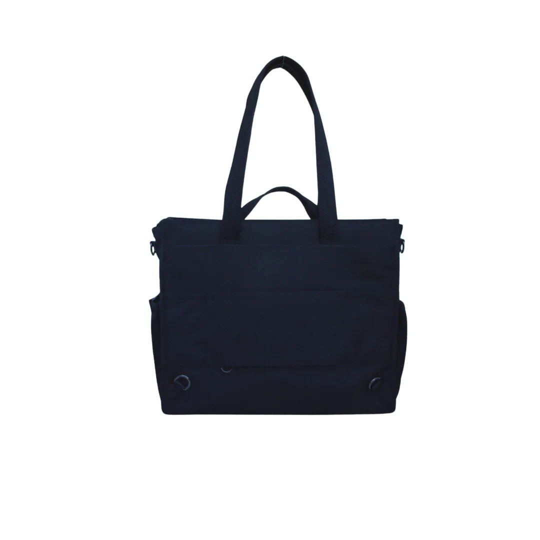 Megan Nylon Tote — Black (Pre-Order: Ships 2/7)