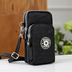 Mobile phone bag women's mobile phone bag packaging zipper printing small bag summer shoulder bag bag women's messenger bag