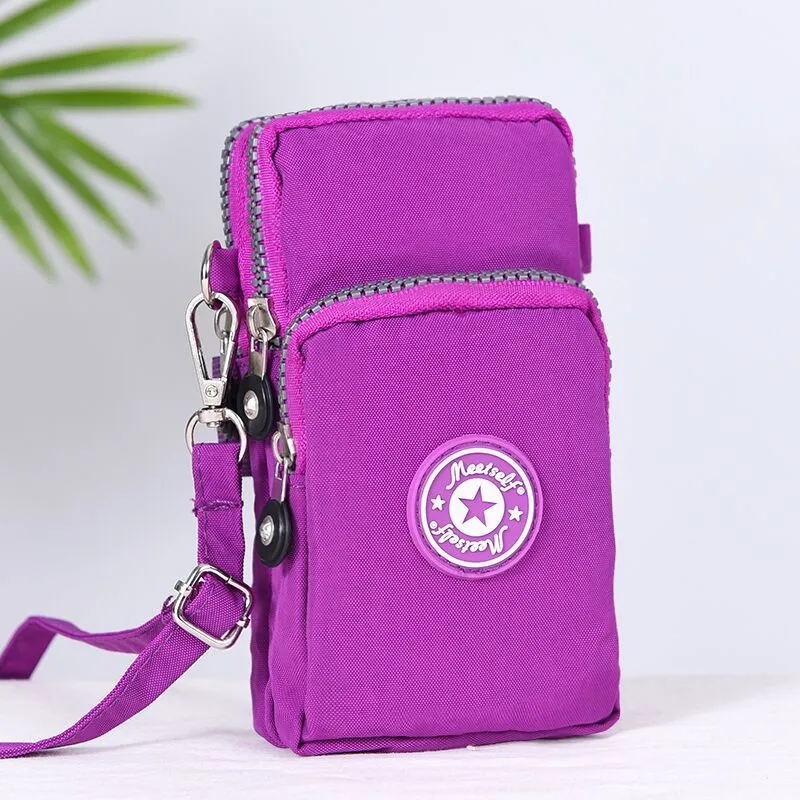 Mobile phone bag women's mobile phone bag packaging zipper printing small bag summer shoulder bag bag women's messenger bag