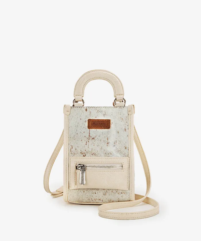 Montana West Hair-On Cowhide Mini Crossbody