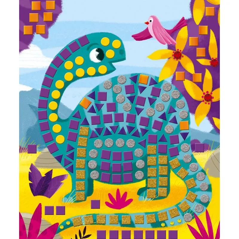 Mosaics Dinosaurs Craft Kit